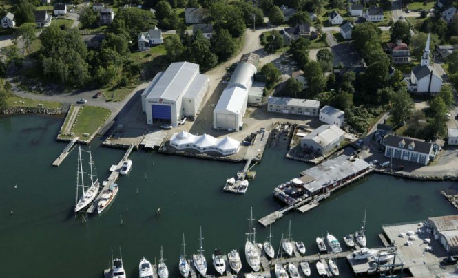 The Hodgdon Yachts East Boothbay shipyard