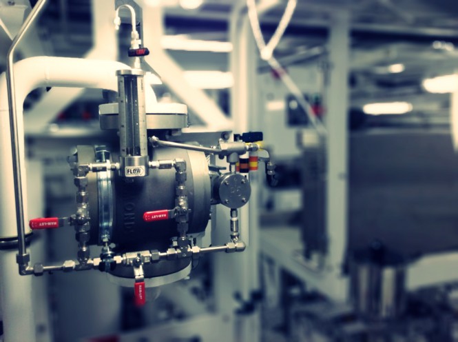 The world’s first Superyacht Biocide Injection System by Fuelcare installed on board Abeking and Rasmussen luxury yacht KIBO