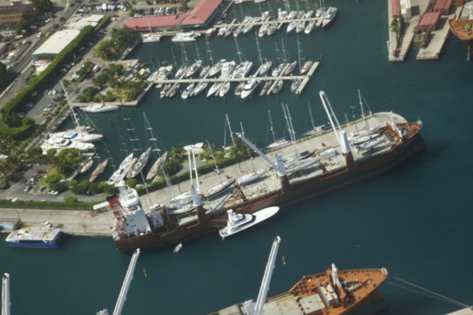 Yacht carriers - US Virgin Islands - Photo credit to St Thomas Cargo