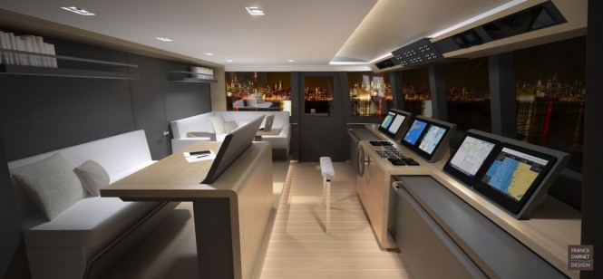 164' JFA luxury yacht project - Wheelhouse