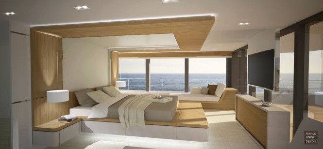 164' JFA super yacht project - Upper cabin