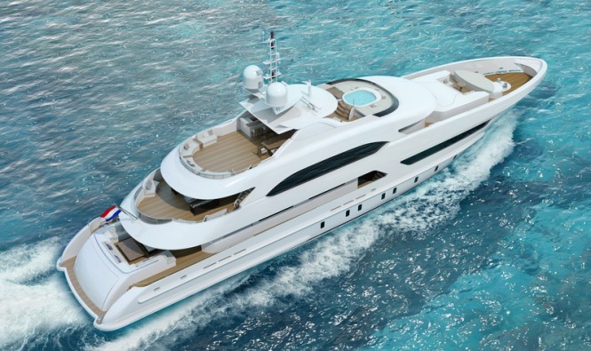 47m motor yacht Project Hé (YN 16947)