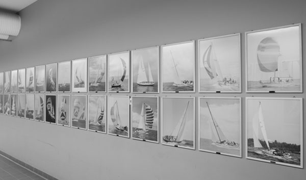 A stunning historical collection of all Nautor's Swan models built so far, from the humble beginnings of 1966. At Nautor's Swan Boatbuilding Technology Centre in Pietarsaari, Finland.