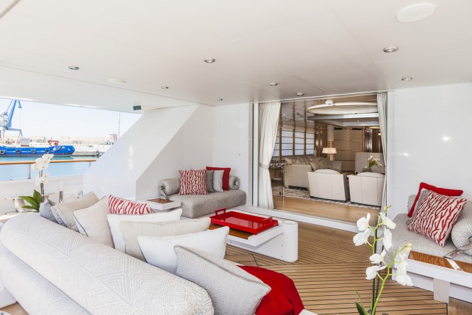 Abeking and Rasmussen superyacht Amore Mio 2 (ex Sea Jewel) refitted by FM - Architettura d'Interni