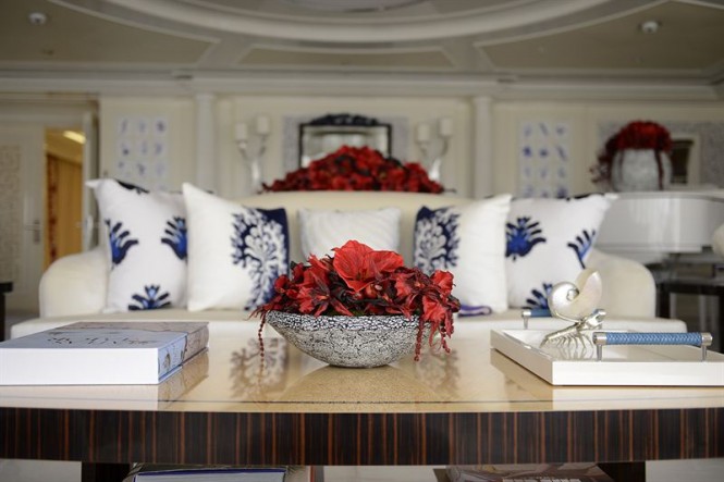 Bespoke installation for 87m Lurssen super yacht ACE by Floriture