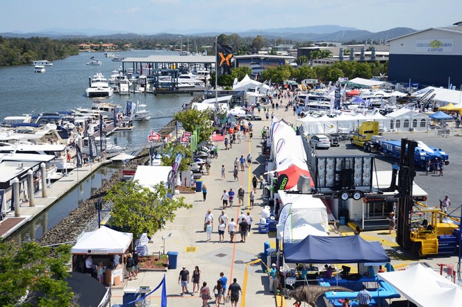 Gold Coast International Marine Expo 2013 from above