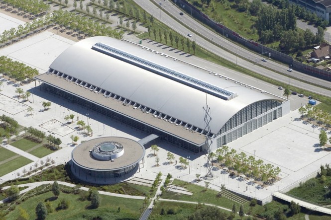 HanseMesse in Rostock from above