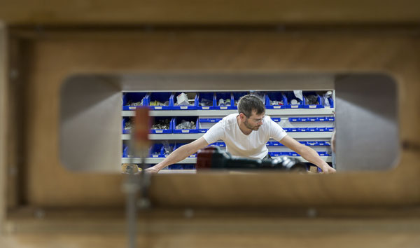 Inside Nautor's Swan joinery in Kronoby, Finland. Perfect hand-eye coordination, tools, beautifully crafted furniture - centuries of Finnish boatbuilding tradition certainly come in handy...