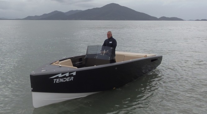 M1 yacht tender - front view