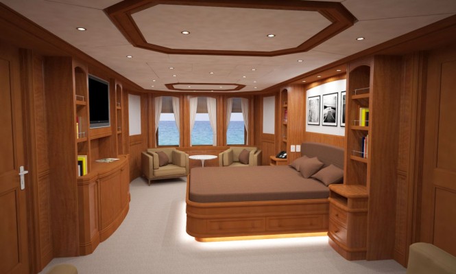 MY 135 by JFA and Overing - Owners Cabin