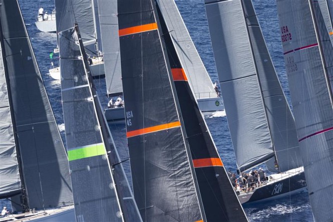 Mini Maxis at the start of day one - Image Rolex Carlo Borlenghi