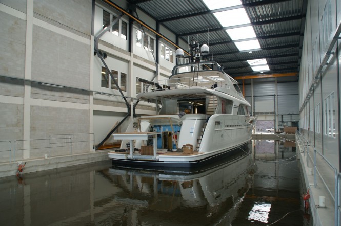 Mulder 98 Flybridge superyacht YN 1391 - aft view