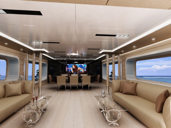 NB 89 superyacht - Saloon