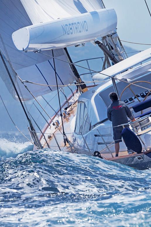 Pendennis charter yacht Nostromo at the 2013 Dubois Cup - Photo credit to Carlo Borlenghi