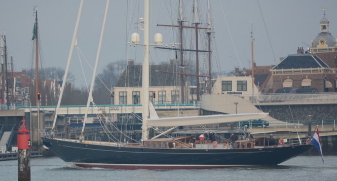 Royal Huisman superyacht WISP - Photo credit to Ruud Bergers