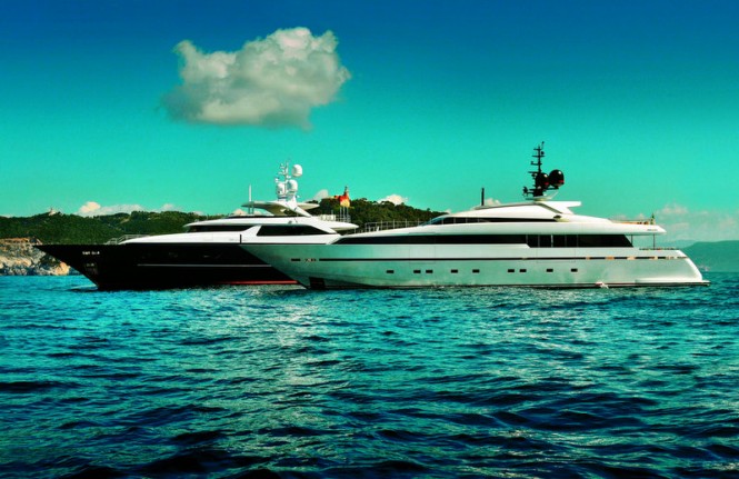 Sanlorenzo 46Steel Yacht Starling and 40Alloy Yacht 