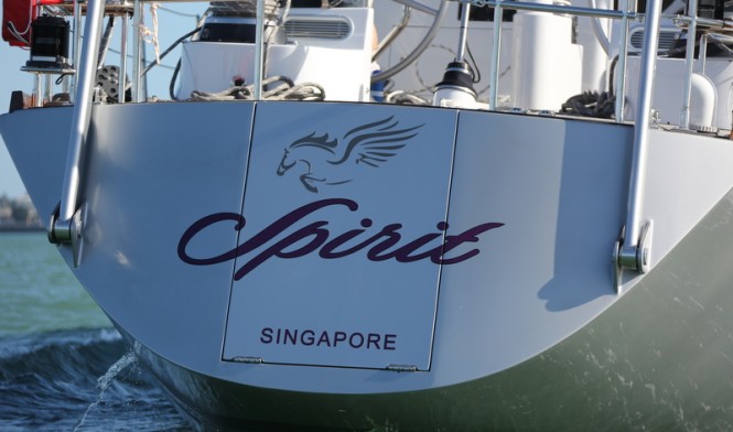 Spirit Yacht - aft view