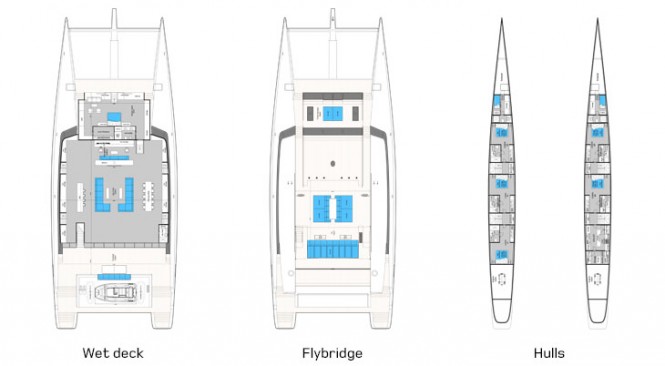 Sunreef 156 ULTIMATE superyacht - Layout
