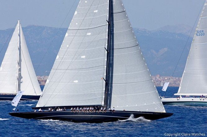 Superyacht Lionheart under sail - Photo credit to Claire Matches
