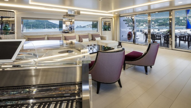 Superyacht Polaris II - Saloon