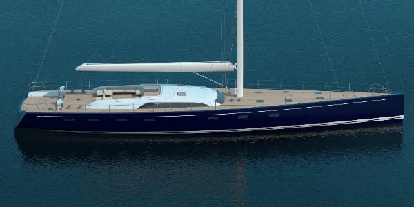 Swan 115 S (semi-raised saloon) © Nautor's Swan