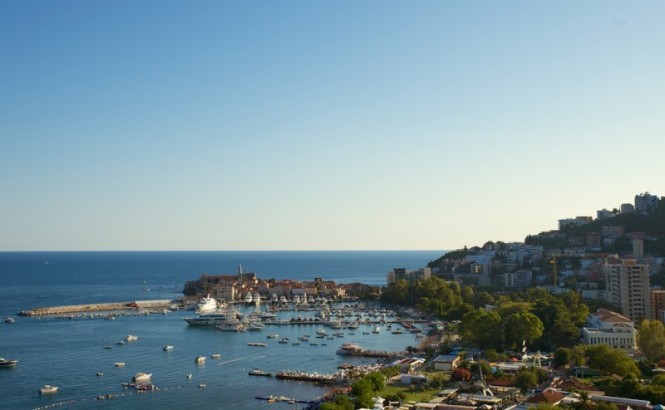 Aerial view of Dukley Marina
