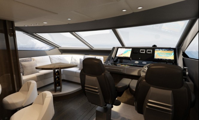 First Sunseeker 86 Yacht - Wheelhouse