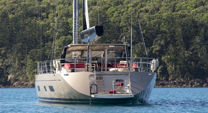 Luxury yacht Escapade - aft view - Photo by Andrea Francolini