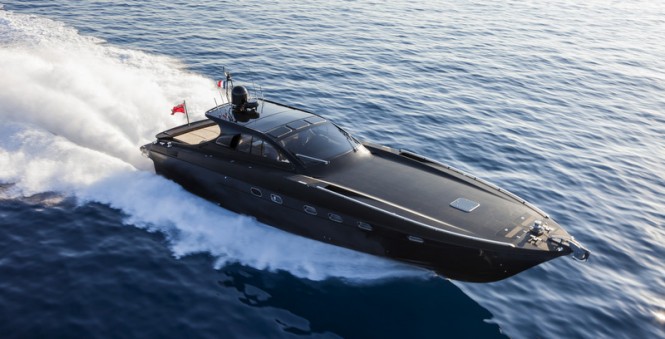 OTAM 58 HT ‘CRAZY TOO’ yacht chase boat at full speed - Photo by Alberto Cocchi