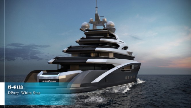 Superyacht White Star concept - aft view