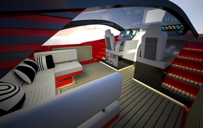 Aboard Italian Charme 45 yacht tender project