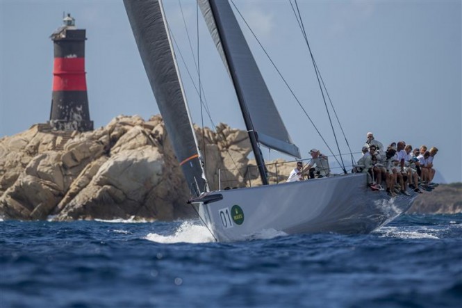 Andres Soriano's ALEGRE (GBR) rounding Mortoriotto - Photo by Rolex Carlo Borlenghi