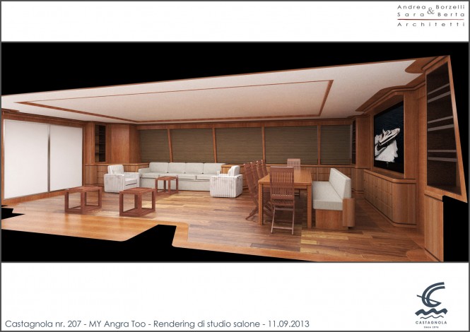 Angra Too Superyacht - Saloon