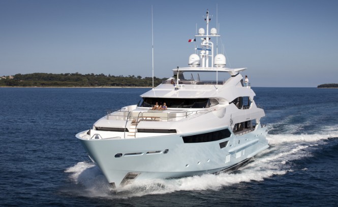 BLUSH superyacht - front view