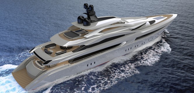 Columbus Sport Oceanic 70 superyacht - aft view