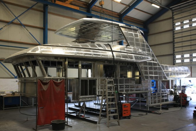 Drettmann DEY 24 Yacht taking shape