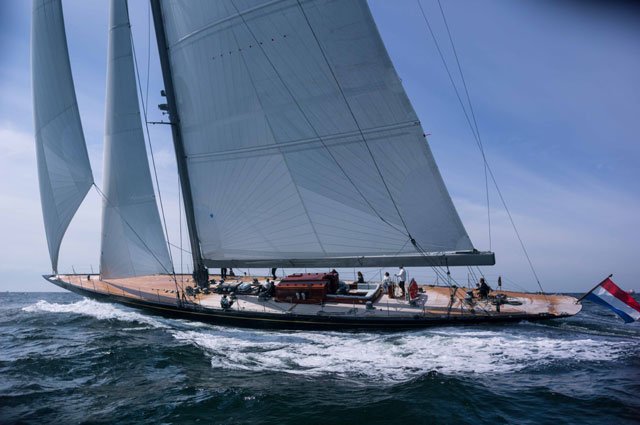 J Class super yacht Rainbow