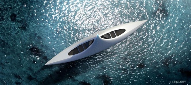 Mega yacht Project STAR - top view