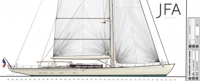 New 38m superyacht concept for JFA by Barracuda Yacht Design