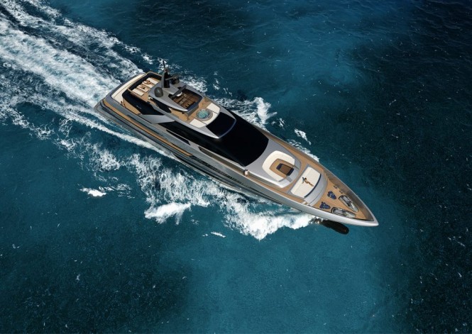 New 50m motor yacht project by RIVA - Photo credit to Riva Yacht