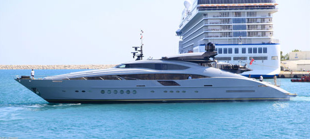 Palmer Johnson 150 motor yacht SKYFALL II (ex O’Khalila) refitted by Sunrise Yachts