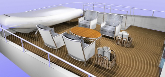 Super yacht SkyMaster - Aft Deck