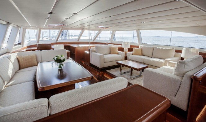Swan 105 RS Yacht - Saloon Photo by Nautors Swan and Eva-Stina Kjellman