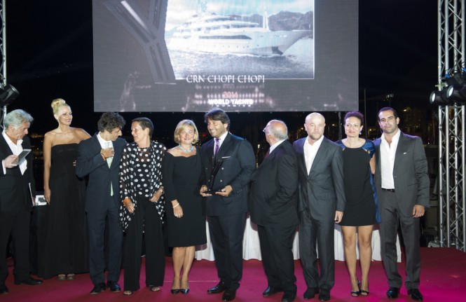 World Yacht Trophy 2014 for the 80m CRN mega yacht CHOPI CHOPI