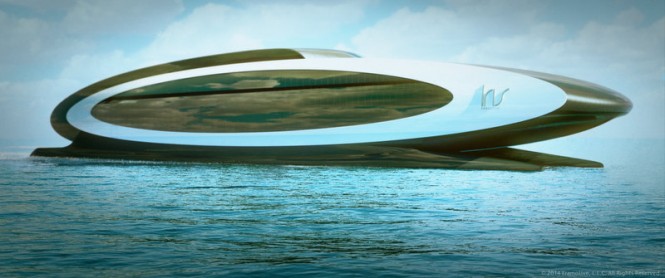 125m Iris Series mega yacht by Eramotive