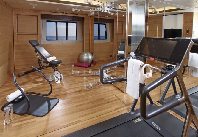 40M superyacht Solaris - Gym
