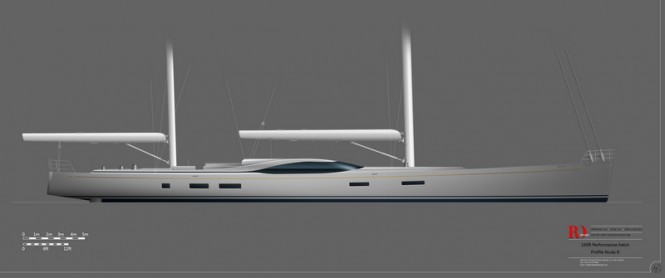 46m Rob Doyle sailing yacht design
