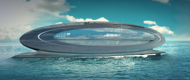 75m Iris Series Yacht - side view