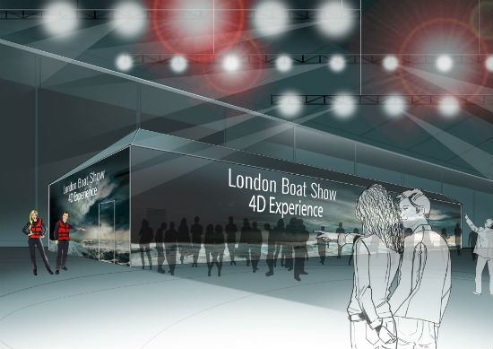 London Boat Show 4D Experience