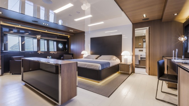 Luxury yacht SOL - Cabin - Photo by Alberto Cocchi